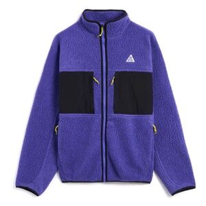 Nike ACG "Arctic Wolf" Full Zip Fleece Top FN0372-510 (Persian Violet/Black)